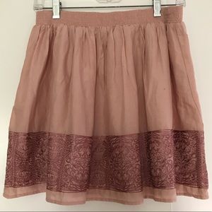 Pink Mini Skirt